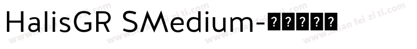 HalisGR SMedium字体转换